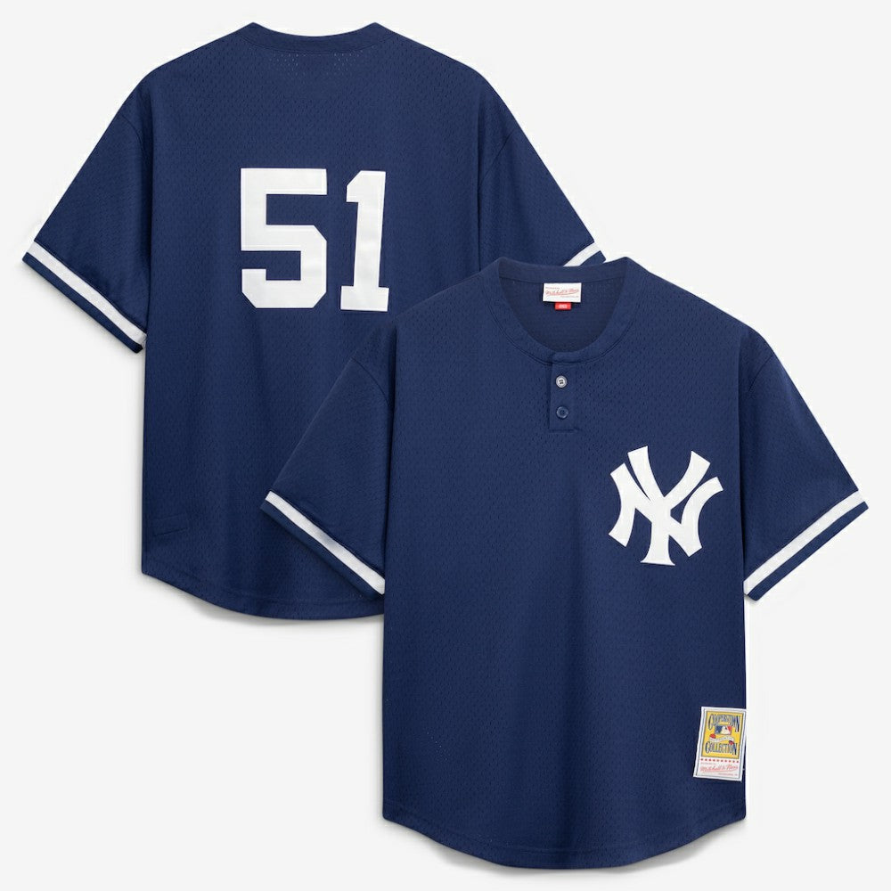Bernie Williams New York Yankees Mitchell & Ness Authentic Batting Practice Jersey | MLB On Sale