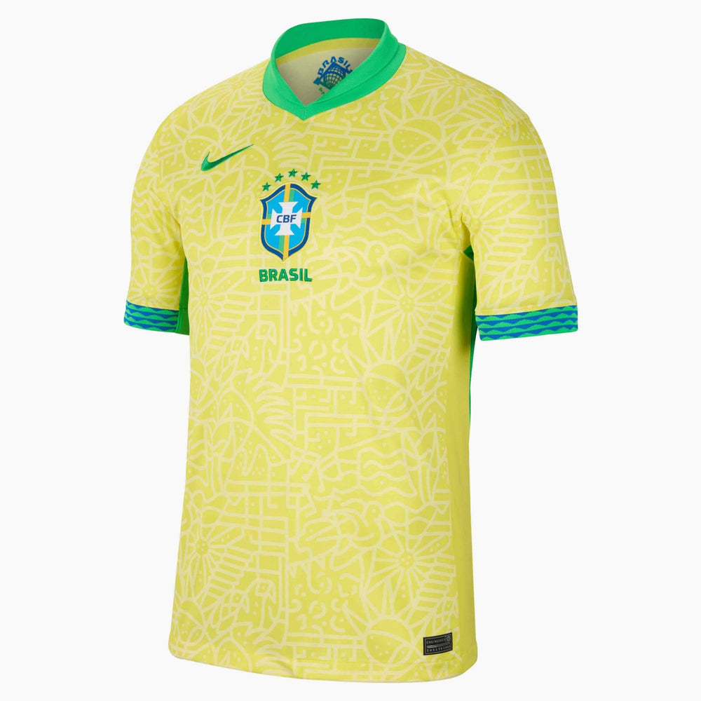 2024-25 Brazil Men's Stadium Home Soccer Jersey - Nike