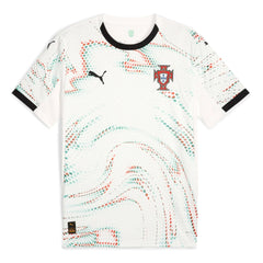 2025-26 Portugal Men's Stadium Away Soccer Jersey Puma White-Puma Black - Puma