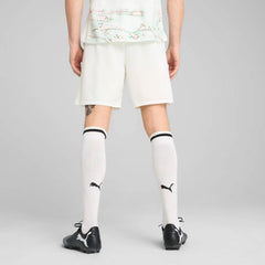2025-26 Portugal Men's Stadium Away Soccer Shorts Puma White-Puma Black - Puma