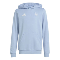 2025-26 Argentina Youth Anniversary DNA Soccer Hoodie Ambient Sky / Cloud White - Adidas