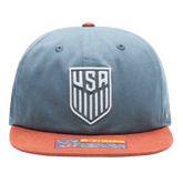 Fan Ink Collection USA Swingman Snapback Hat Light Blue/Orange -