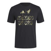 2025 Mexico Men's De Oro HOB Tee Black / Soccr-Mxs-Sxa - Adidas