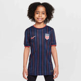 2025 USA Youth Stadium Away Soccer Jersey Obsidian/Challenge Red - Nike