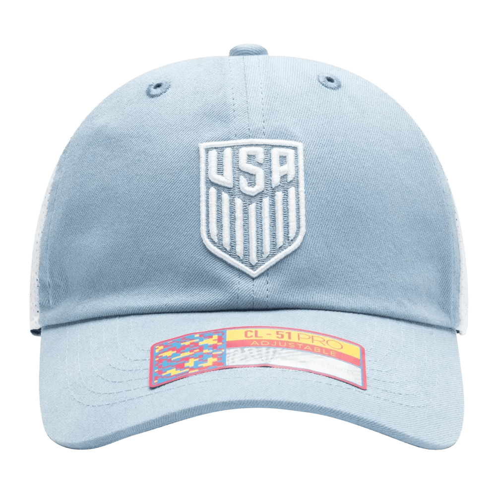 Fan Ink Collection USA Ace 2.0 Classic Adjustable Hat Blue/White -