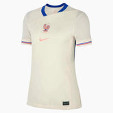 2025 France Women's Stadium Away Soccer Jersey Pale Ivory/Bright Blue/Light Madder Root - Nike