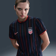 2025 USA Women's 4-Star Stadium Away Soccer Jersey Obsidian/Challenge Red/Challenge Red - Nike