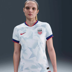 2025 USA Women's 4-Star Authentic Home Soccer Jersey White/Rush Blue/Challenge Red - Nike