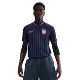2025 USA Men's Authentic Away Soccer Jersey Obsidian/Challenge Red - Nike