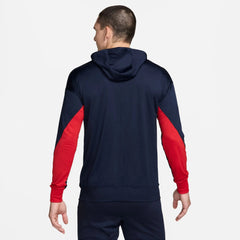 2024-25 USA Men's Strike Hoodie Track Jacket Obsidian/Sport Red/White - Nike