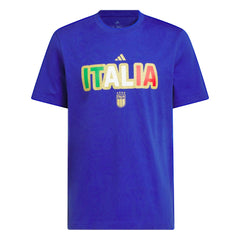 2026 Italy Men's World Cup HJH Tee Semi Lucid Blue - Adidas