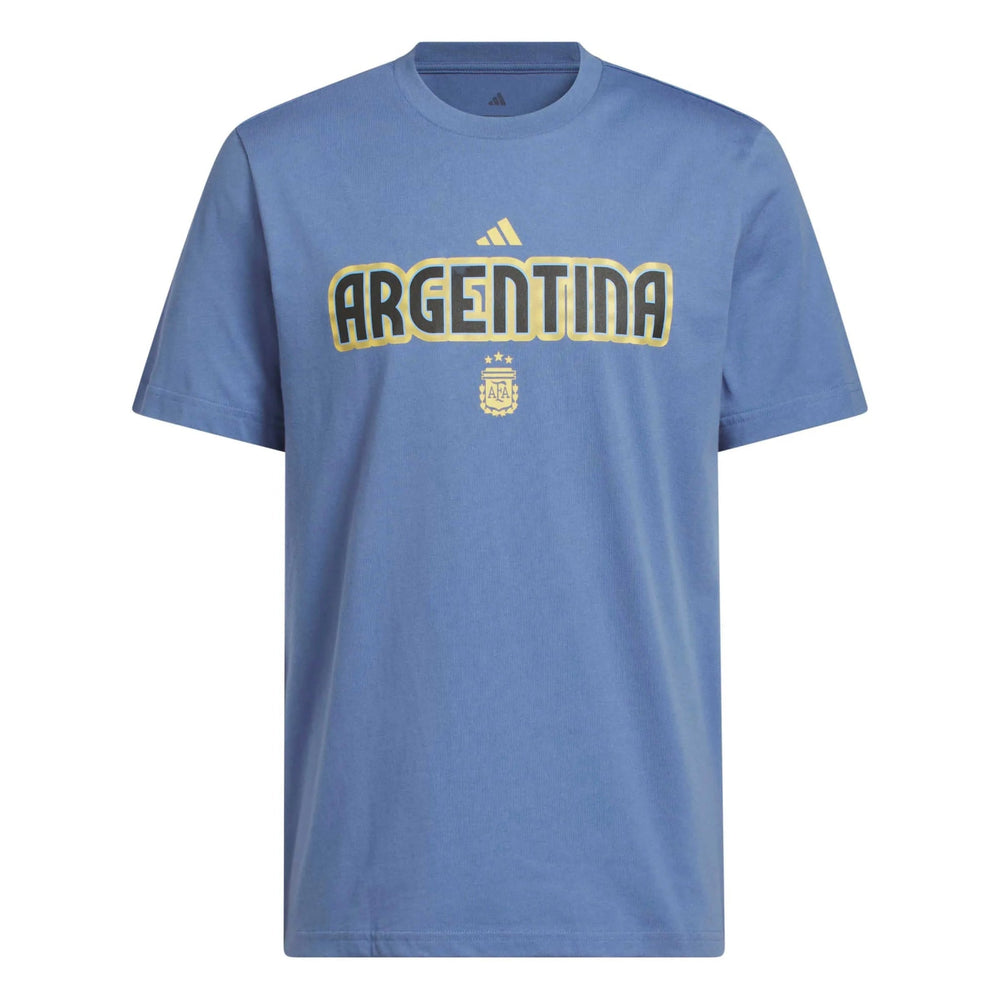 2026 Argentina Men's World Cup HJH Tee Crew Blue - Adidas