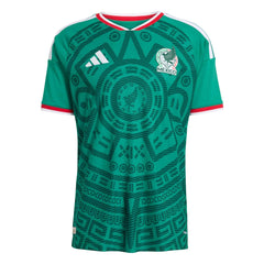 2026 Mexico Men's Authentic Home Soccer Jersey Bold Green - Adidas