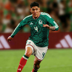2026 Mexico Men's Authentic Home Long-Sleeve Soccer Jersey Bold Green - Adidas