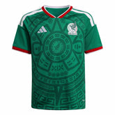 2026 Mexico Youth Stadium Home Soccer Jersey Bold Green - Adidas