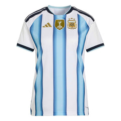 2026 Argentina Women's Stadium Home Soccer Jersey White / Icey Blue / Light Blue - Adidas