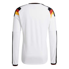 2026 Germany Men's Authentic Home Long-Sleeve Soccer Jersey White - Adidas
