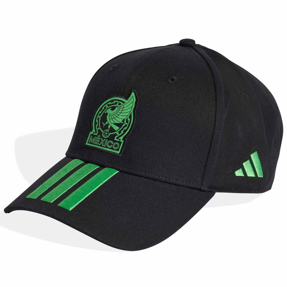 2026 Mexico Baseball Cap 3 Stripes Black / Semi Flash Green - Adidas