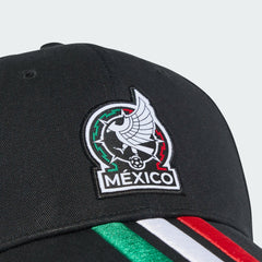 2026 Mexico Baseball Cap 3 Stripes Black - Adidas