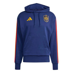 2026 Spain Men's DNA Hoodie Dark Blue - Adidas