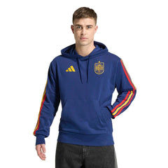 2026 Spain Men's DNA Hoodie Dark Blue - Adidas