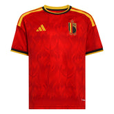 2026 Belgium Youth Stadium Home Soccer Jersey Red / Bold Gold - Adidas