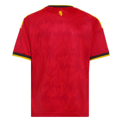 2026 Belgium Youth Stadium Home Soccer Jersey Red / Bold Gold - Adidas