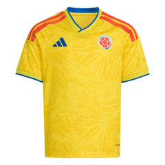 2026 Colombia Youth Stadium Home Soccer Jersey Impact Yellow - Adidas