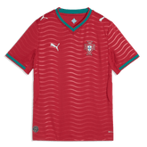 2026 Portugal Youth Stadium Home Soccer Jersey Club Red-Green Lagoon - Puma