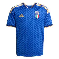 2026 Italy Youth Stadium Home Soccer Jersey Bold Blue - Adidas