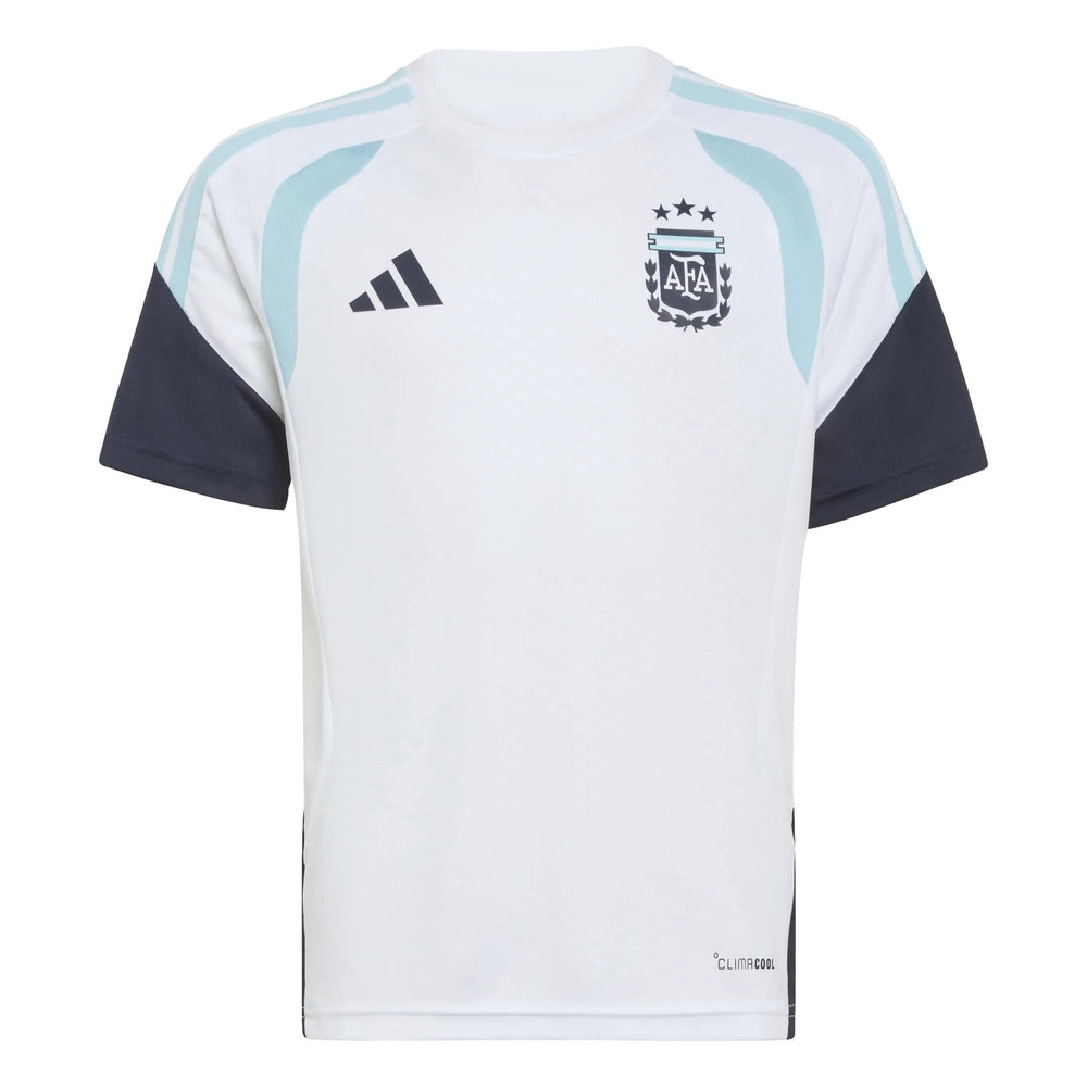 2026 Argentina Youth Training Soccer Jersey White - Adidas