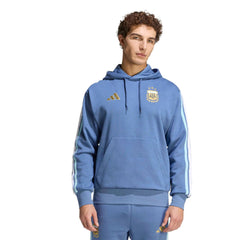 2026 Argentina Men's DNA Fleece Hoodie Crew Blue - Adidas