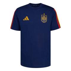 2026 Spain Men's DNA Tee Dark Blue - Adidas