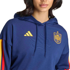 2026 Spain Women's DNA Hoodie Dark Blue - Adidas