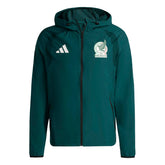 2026 Mexico Men's Tiro Travel Full Zip Windbreaker Aurora Ivy - Adidas
