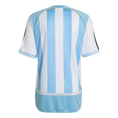 2006 Argentina Men's Retro Stadium Home Soccer Jersey White / Clear Blue - Adidas