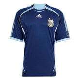 2006 Argentina Men's Retro Stadium Away Soccer Jersey Dark Blue - Adidas