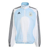 2006 Argentina Men's Retro Home Track Top White / Clear Blue - Adidas