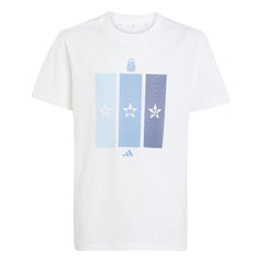 2026 Argentina Youth Home Tee White - Adidas