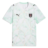 2026 Austria Men's Stadium Away Soccer Jersey Puma White-Mint Melt - Puma