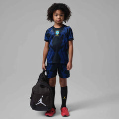 2026-27 Brazil Little Kids' Stadium Away Kit Old Royal/Black/P109C - Nike