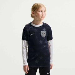 2026-27 USMNT Youth Stadium Away Soccer Jersey Dark Obsidian/Pure Platinum - Nike