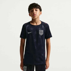 2026-27 USMNT Youth Stadium Away Soccer Jersey Dark Obsidian/Pure Platinum - Nike