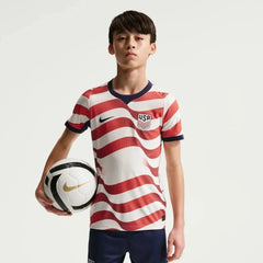 2026-27 USMNT Youth Authentic Home Player Soccer Jersey Sail/Midnight Navy/Midnight Navy - Nike