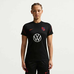 2026-27 USMNT Women's Strike Top Black/Black/Challenge Red - Nike