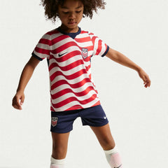 2026-27 USMNT Little Kid's Stadium Home Kit Sail/Midnight Navy/Midnight Navy - Nike