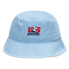 Fan Ink Collection USA Soccer "Making History" Bucket Hat Light Blue -