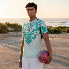 2026-27 Portugal Men's Authentic Away Soccer Jersey Puma White-Green Lagoon - Puma