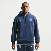 2026-27 England Men's Club Pullover Hoodie Midnight Navy/White - Nike
