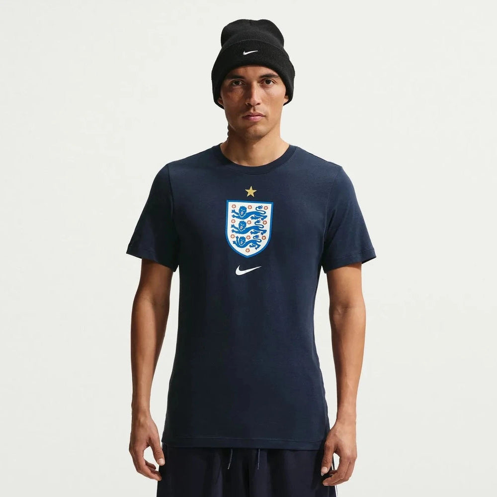 2026-27 England Men's Crest Tee Obsidian - Nike
